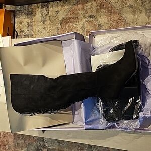 Madden Girl Black Fabric Boots